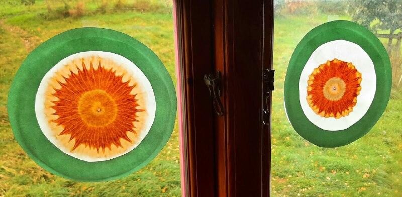 Fensterbild Boden Mandala